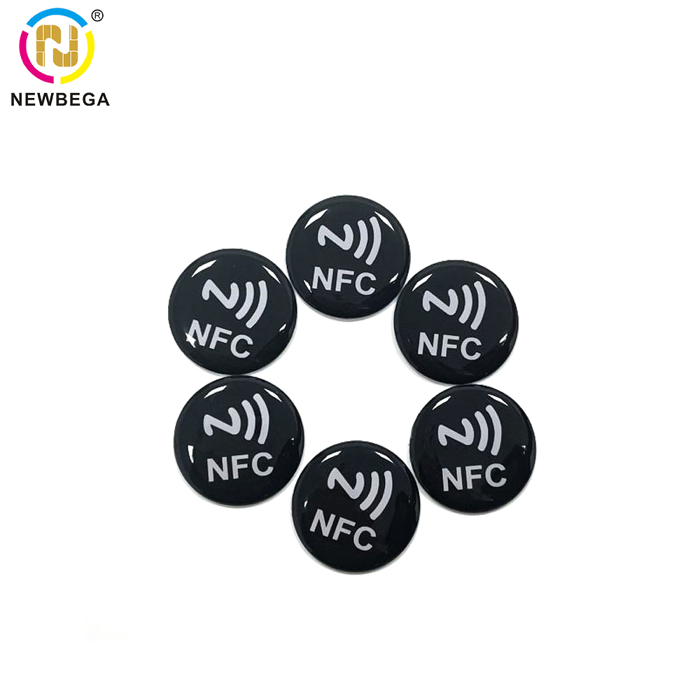 13.56Mhz Black NFC 216 Epoxy C - đánh giá và giá Nfc Tag Programmable