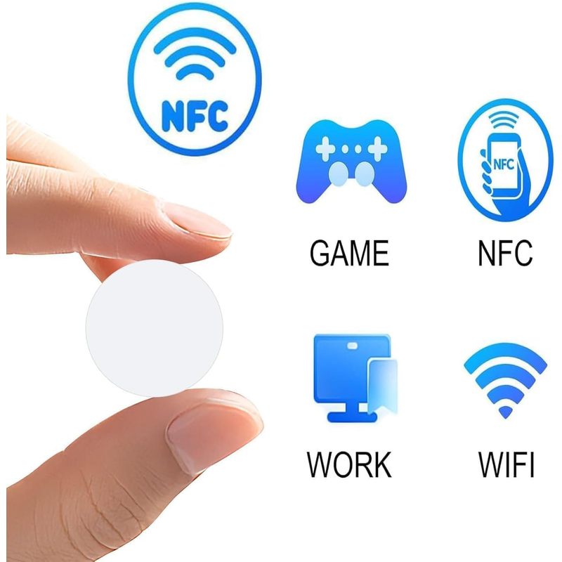 NTAG215 NFC Self‑adhesive Tags - đánh giá và giá Nfc Tag Programmable