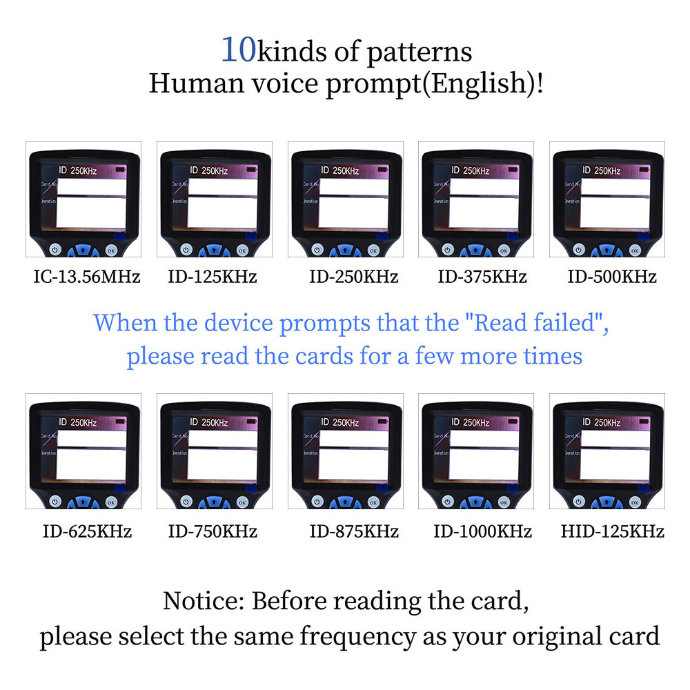 Handheld 10 Frequency RFID NFC - đánh giá và giá Nfc Tag Programmable