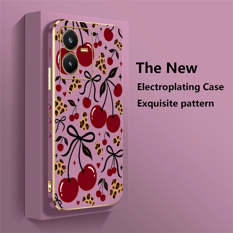 Print Cherry Case For Vivo Y28 - đánh giá và giá Vivo Y28