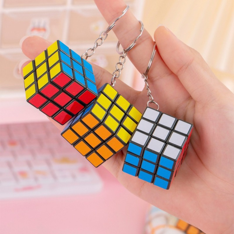 Mini 3x3 Magic Cube Keychain P - đánh giá và giá Electronics Gadgets Bag
