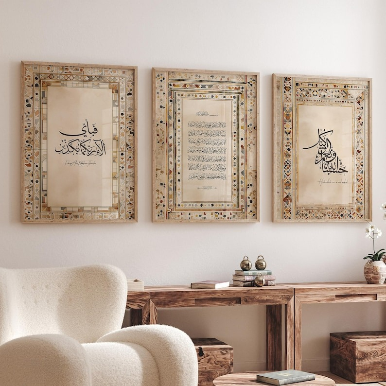 3-piece Islamic Poster Set - P - đánh giá và giá Gadget Q