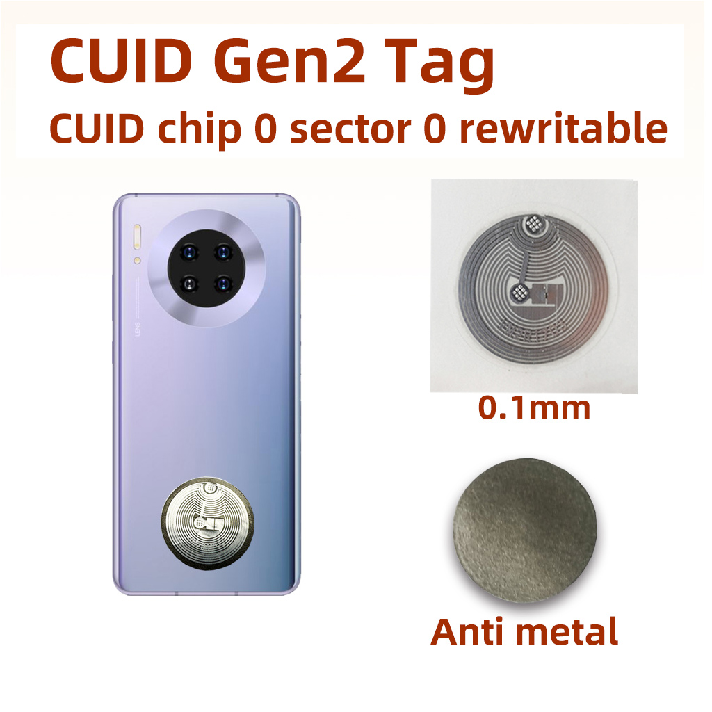 cuid Sticker Wet Inlay 13.56mh - đánh giá và giá Nfc Tag Programmable