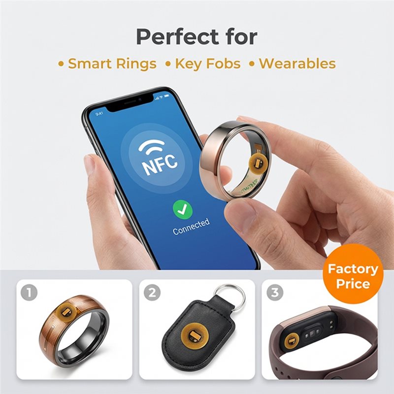 BAAE NFC Tag 6Mm Diameter NXP  - đánh giá và giá Nfc Tag Programmable