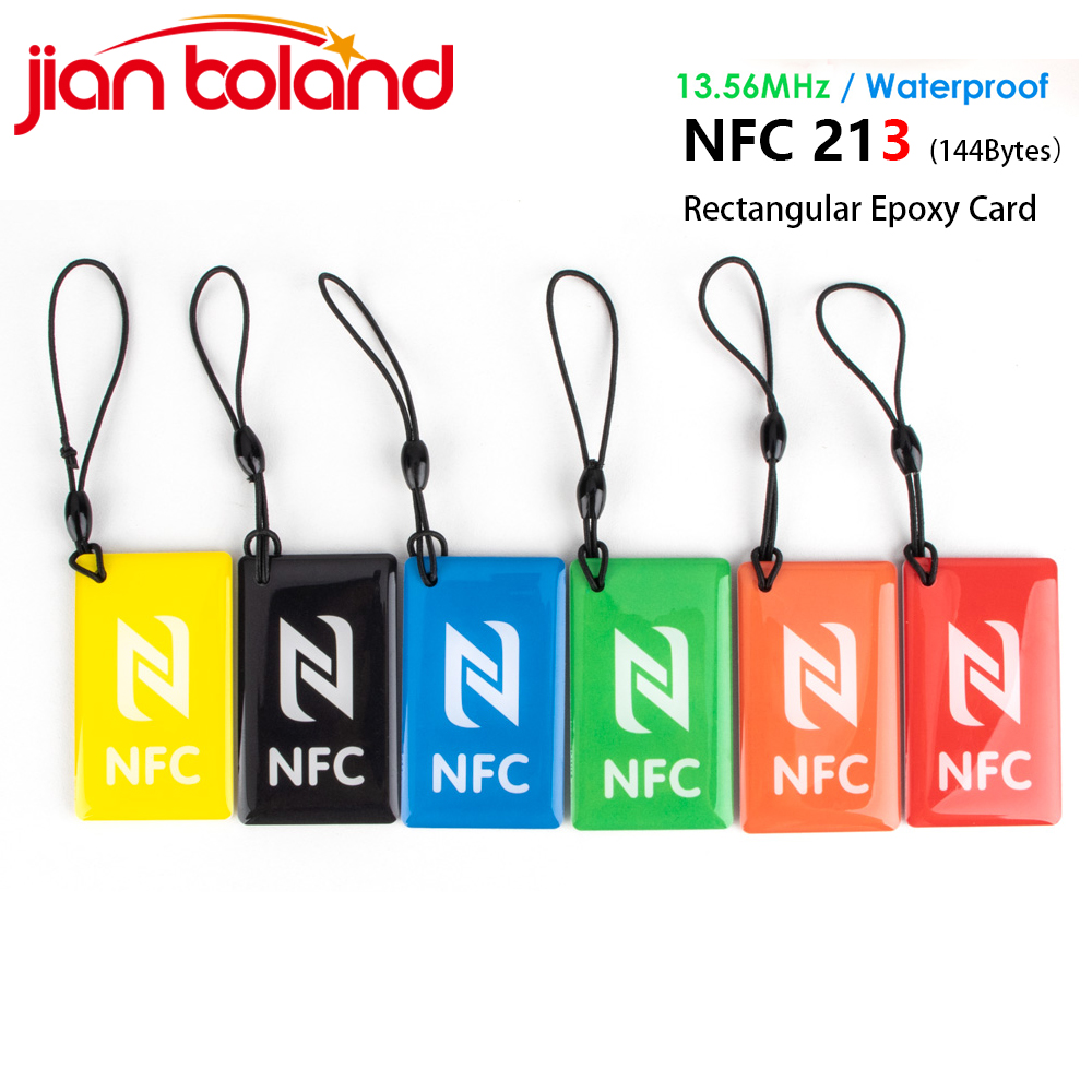 6pcs Rectangular 13.56MHz ISO1 - đánh giá và giá Nfc Tag Programmable